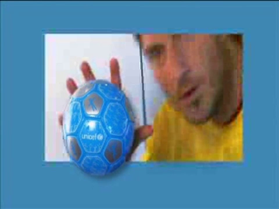 Totti per l'Unicef, lo spot