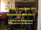 Candidature UDB EELV Plouescat Elections Cantonales 2011