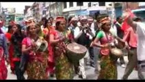 Nepal - Lo sciopero di Katmandu
