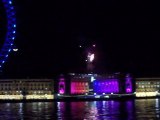 London eye fireworks.