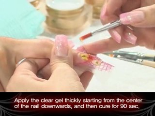 Shims' Real flower Gel Nails Tutorial - Part 4