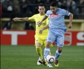 Villareal 2-1 Napoli Hamsik celebration-effect, Nilmar score