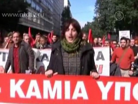 Всеобщая забастовка охватила Афины