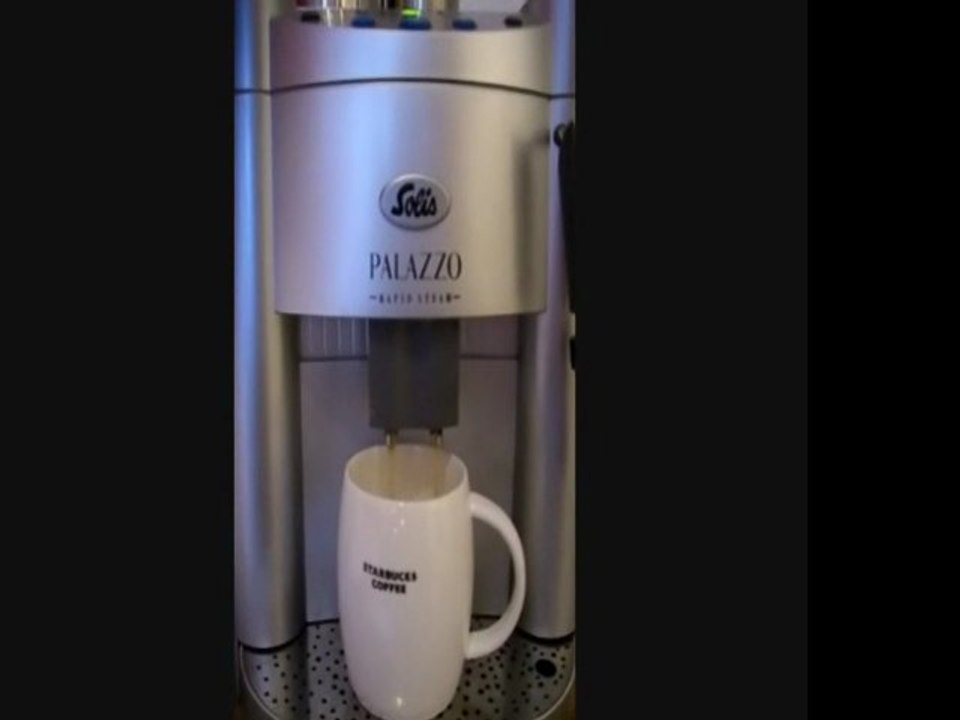 Kaffeevollautomat Solis Palazzo in Aktion