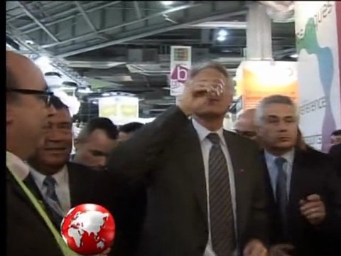 Dominique de Villepin en campagne au Salon de l'agriculture