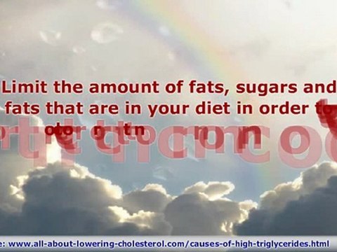 4 Ways to Lowering High Triglycerides