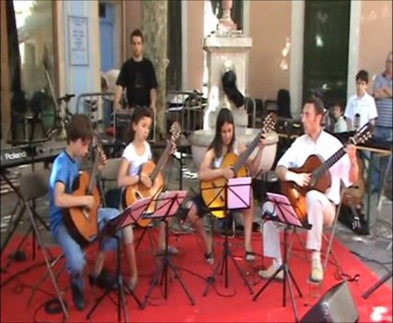 Classe de guitare classique de l'école de musique de Sanary