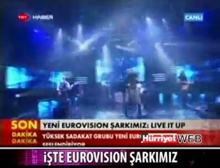 Eurovision 2011 Yüksek Sadakat Live it up şarkısı -Gazetevan