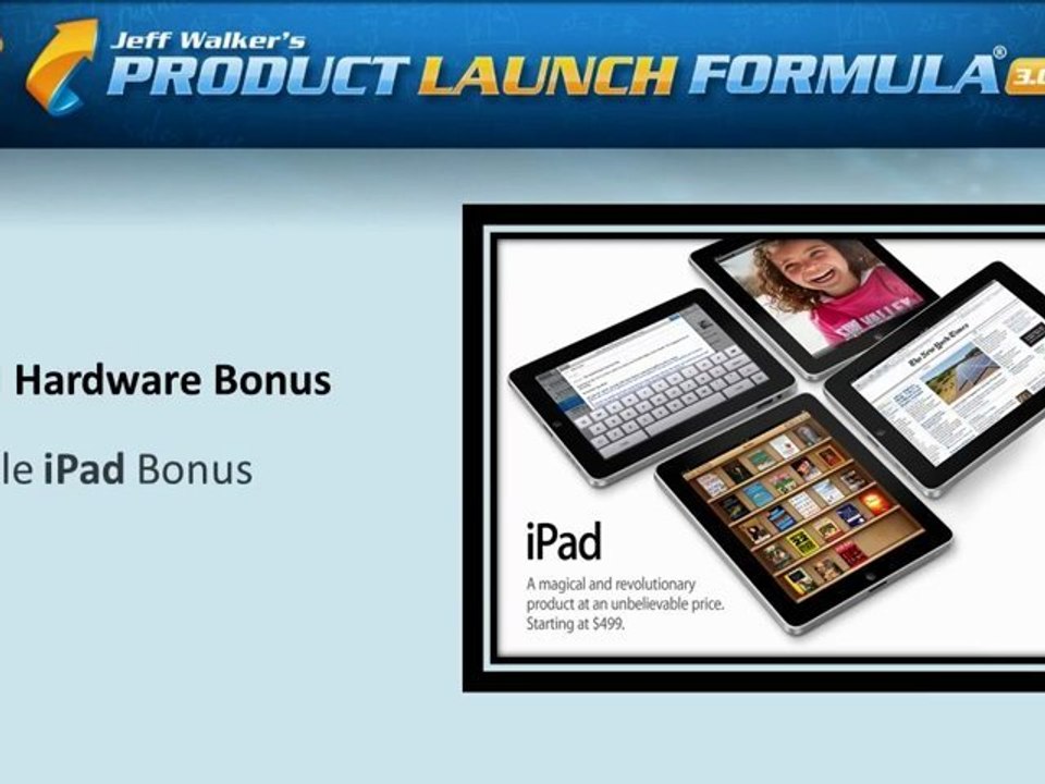 "Product Launch Formula" "jeff walker" bonus offer review p