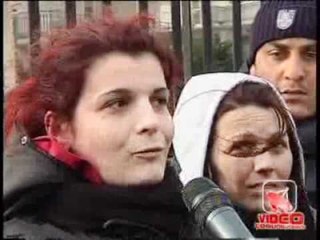 Casalnuovo (NA) - Protesta contro sgombero edifici abusivi