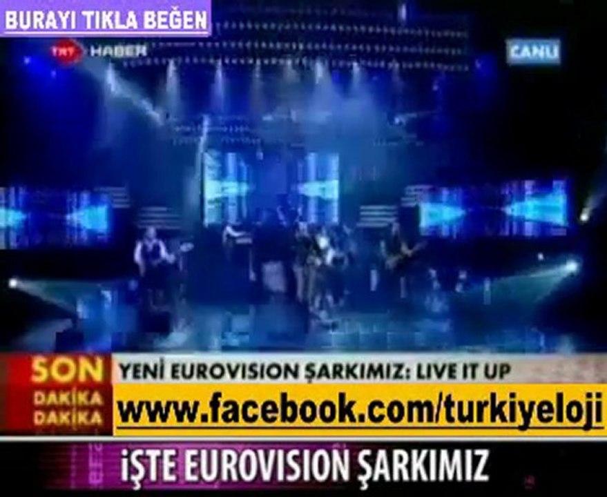 Yüksek Sadakat "Live it up" İşte Eurovision Şarkımız