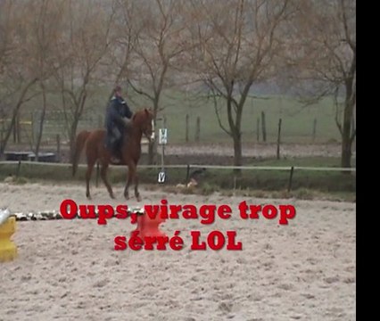 Parcours saut en carrière avec Camille