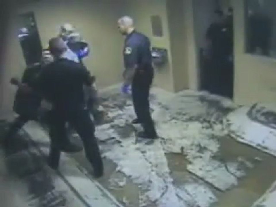 Police Shove Mans Face In Raw Sewage