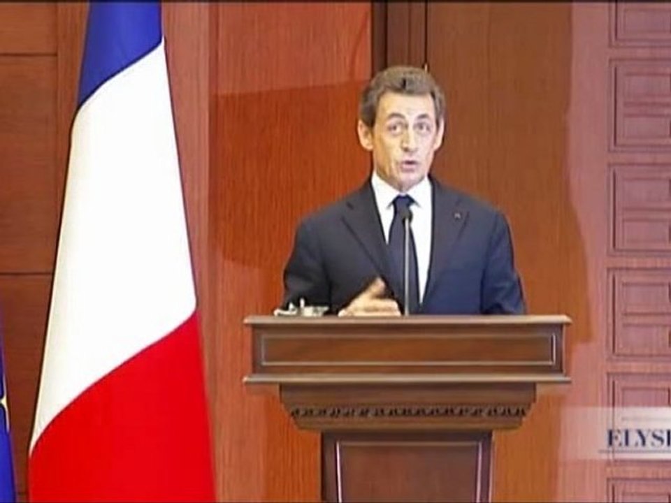 Point de presse de N. Sarkozy avec M. Abdallah GÜL