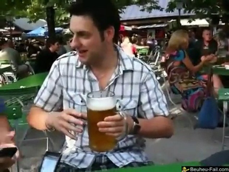 1 litre de biere en 6 secondes