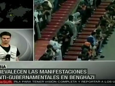 Benghazi bajo control de opositores a Gaddafi