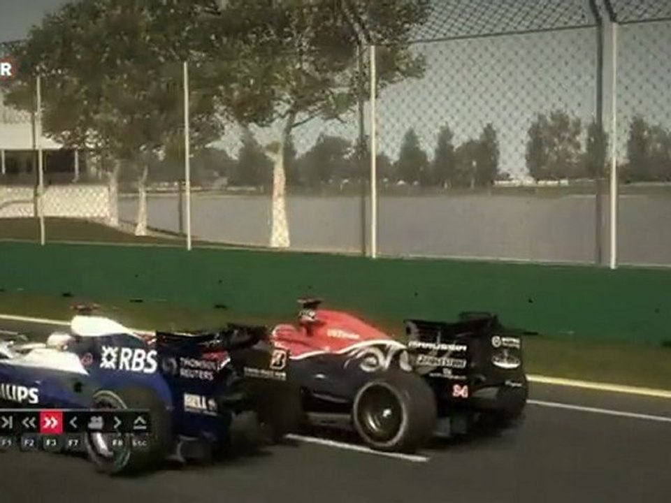 Codemasters F1 2010 KI Crash