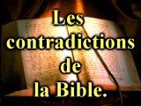 Contradictions de la Bible.