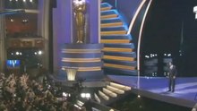 Adrien Brody winning an Oscar® for The Pianist