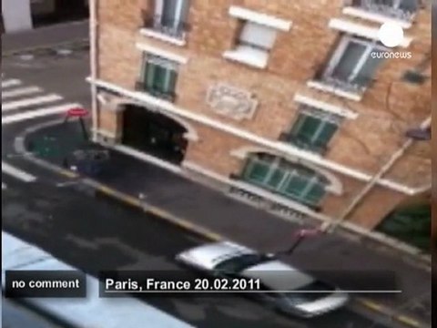 Angry protester in front of Libyan... - no comment