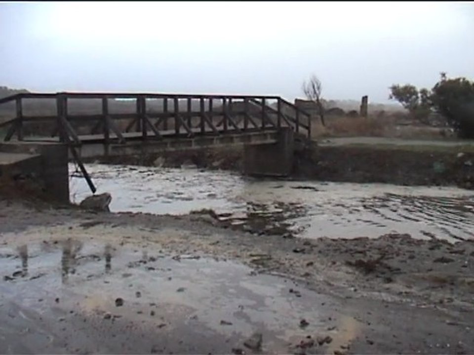 Tempête plage SAN-PELLEGRINO à FOLELLI 11 novembre 2001