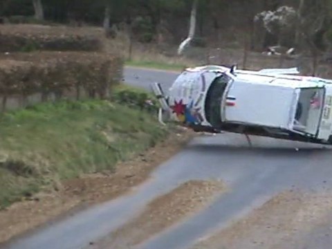 crash rallye de la cote fleurie 2011