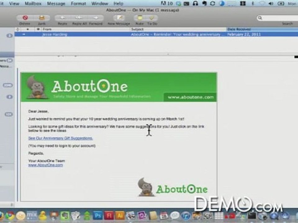 DEMO Spring 2011 - AboutOne LLC