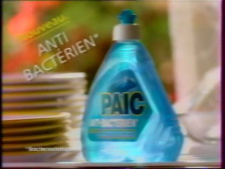 Publicité Paic Anti Bactérien 1998