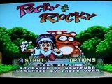 Vidéotest Pocky et Rocky (Snes)