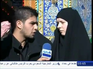 Hollandaise convertie à l'Islam -Kerbala.