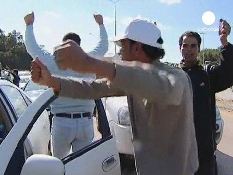 Pro-Gaddafi supporters rally in Tripoli