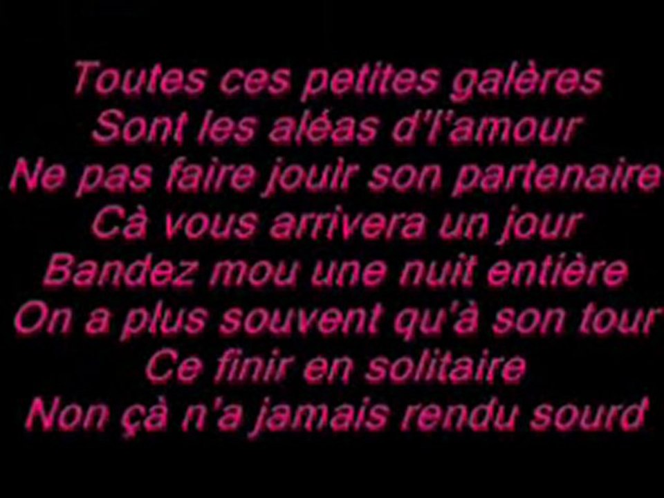 ouille. ouille. ouille j ai mal aux couilles