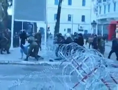 Tunisia - Gli scontri di Tunisi