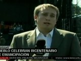 Inician en Uruguay los festejos del bicentenario
