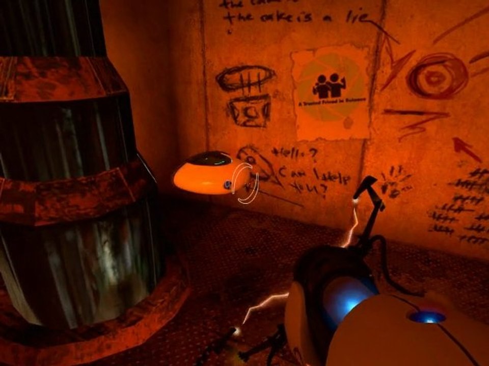 vidéo découverte de la dernier salle de portal