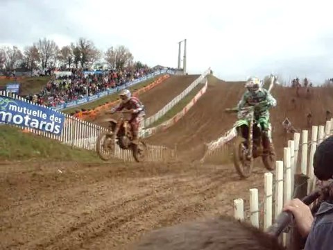 Depart motocross MX1 a Valence le 20 fevrier 2011