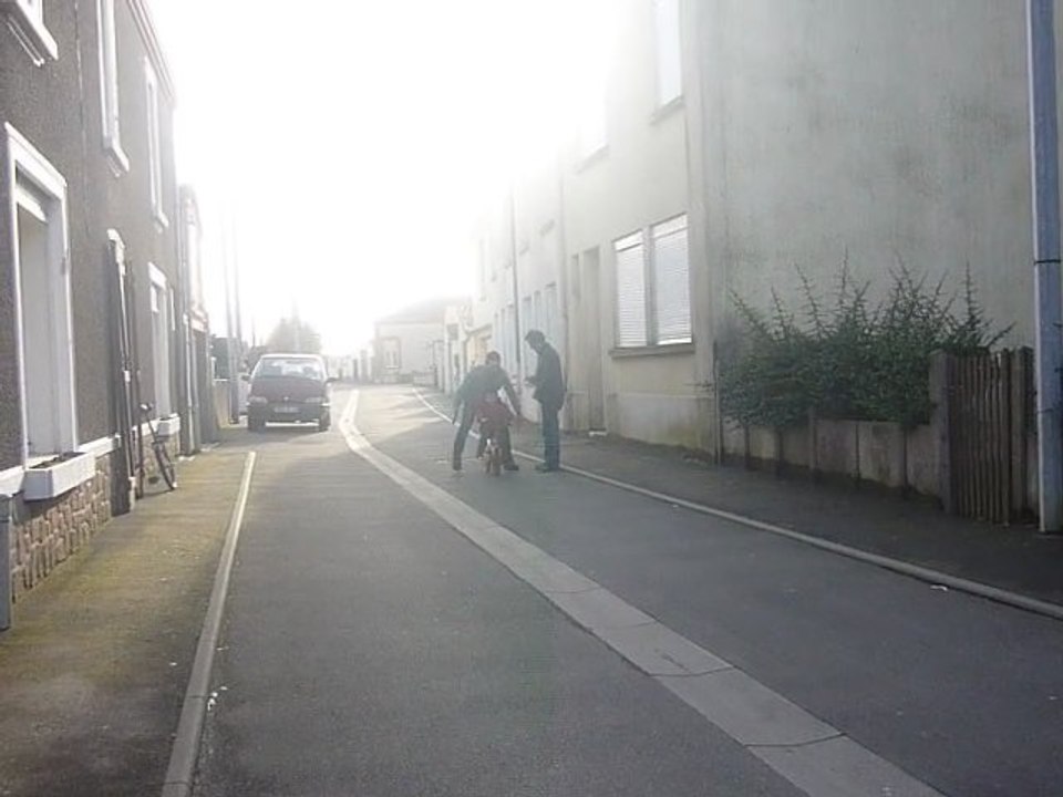 Les premiers coups de pédale...