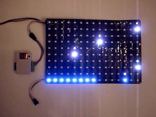 feuille LED video souple