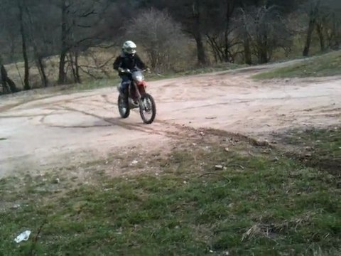 Enduro Ktm 125 exc 2008 côte