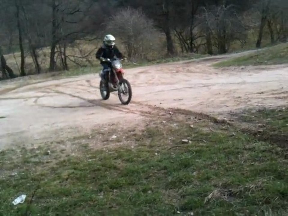 Enduro Ktm 125 exc 2008 côte