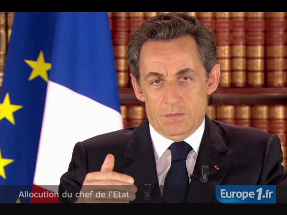 L'allocution de Nicolas Sarkozy
