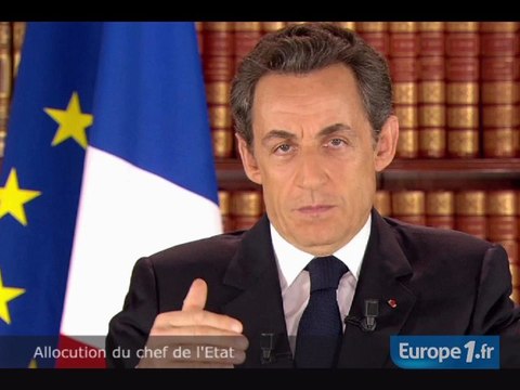 L'allocution de Nicolas Sarkozy