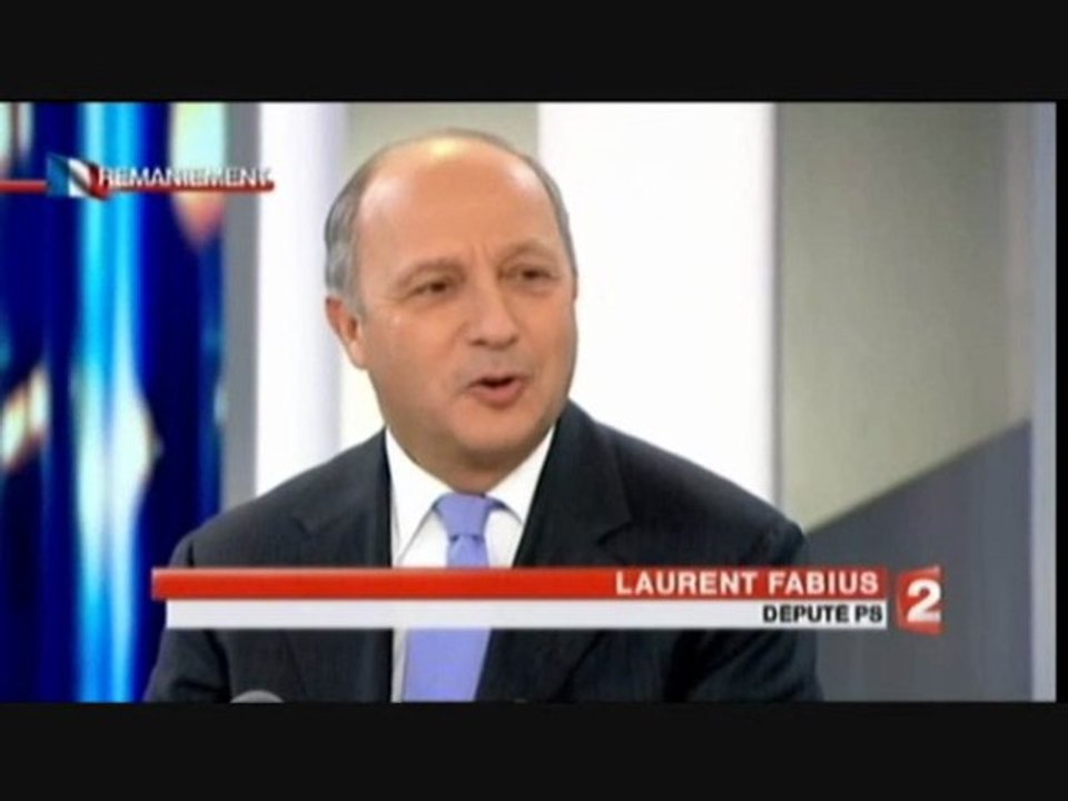 Laurent Fabius sur France 2 dimanche  27 février 2011