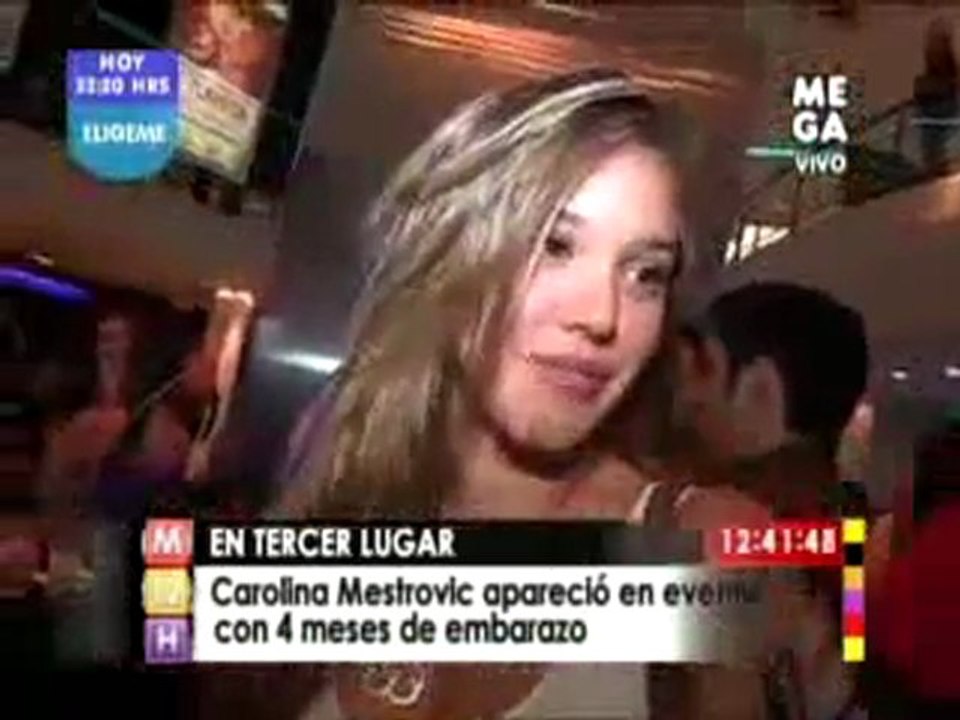 mqh Caro Mestrovic confirma los 4 mese