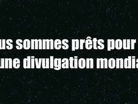 Stop UFOs Cover Up - Ovni Il Est Temps d'Agir