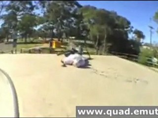 bmx rider face plant