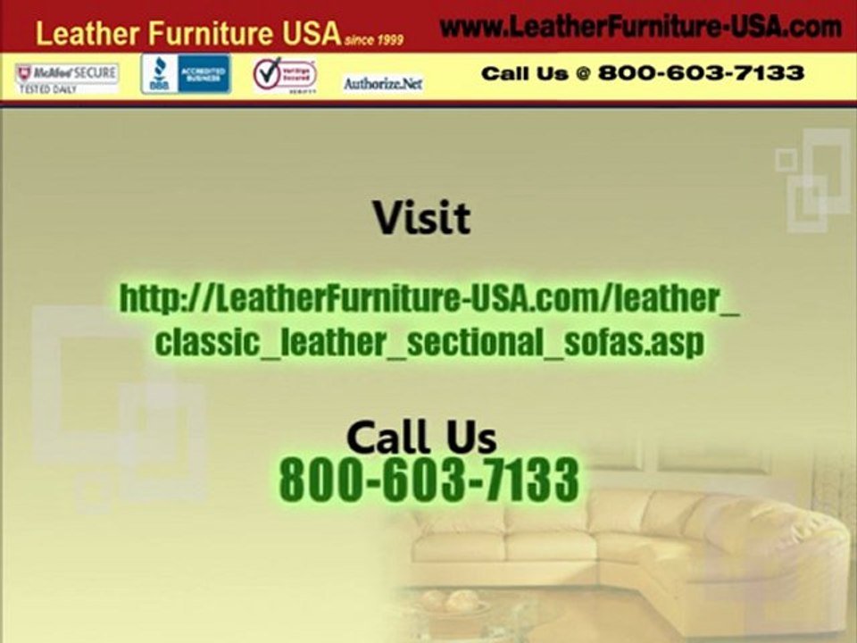 Large Leather Sectionals Furnitures