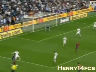 THIERRY HENRY VS REAL MADRID AWAY 2008_2009