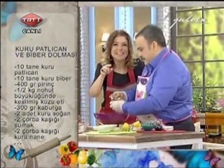 GÜLBEN - Bülent Serttaş'tan Kuru Patlıcan Dolması Tarifi