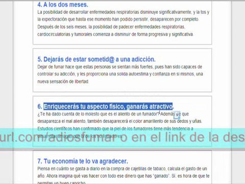 Como dejar de FUMAR definitivamente.